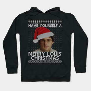 Merry Louis Christmas Theroux Knit Pattern Hoodie